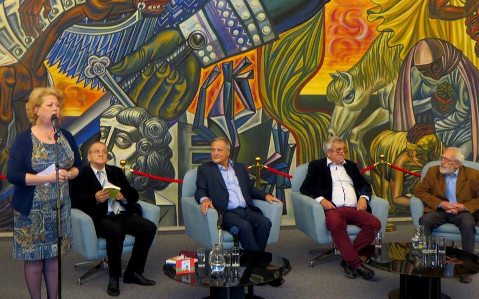 Илко Минев на премиера на В сянката на изгъбения свят роман в София Ilko Minev at the premier of In the shadow of the lost world in Sofia