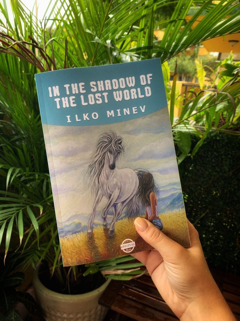 Cover of Ilko Minev's new novel In the Shadow of the Lost World in English.